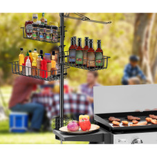 NewHome™ 5-in-1 Outdoor BBQ Accessories Caddy Storage Rack product image