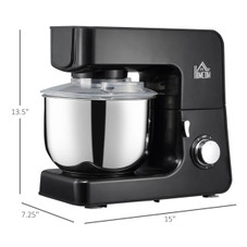 HOMCOM® 6-Quart Stand Mixer with 6+1P Speed, 600W product image