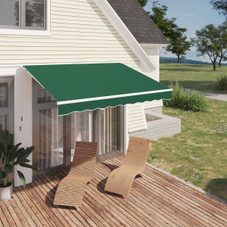 Manual Retractable Sun Shade Awning with Manual Crank product image