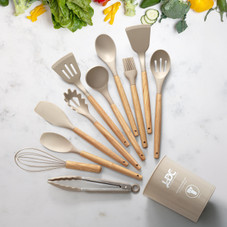 35-Piece Wooden Non-stick Kitchen Utensils Set, Bpa-free product image