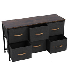 3-Tier Dresser with 6 Fabric Drawers product image