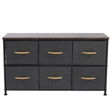 3-Tier Dresser with 6 Fabric Drawers product image