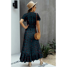 Women's Vibrant Vista Wrap Dress product image