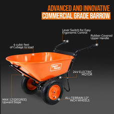 SuperHandy 24V Electric Wheelbarrow product image