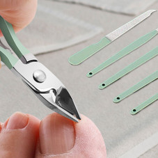 16-Piece Manicure Pedicure Facial Grooming Kit in Leather Case (2-Pack) product image