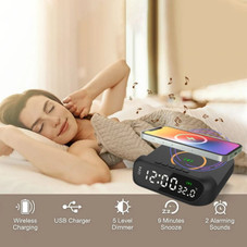 Wireless Charger Alarm Clock product image