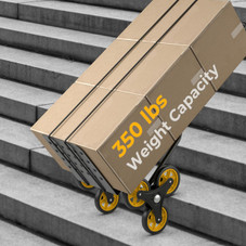350lb Capacity Stair Climber Hand Truck with Telescoping Handle product image