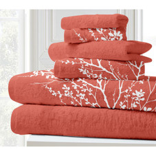 6-Piece Quick-Dry Cotton Towels product image