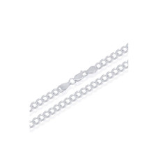 Sterling Silver-Filled 5mm Cuban Link Chain Necklace product image