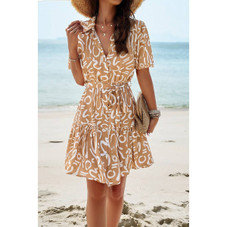Women's Geo Rhythm Shirt Dress product image
