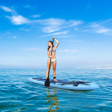 9.8 to 11-Foot Blue Beach Surfer Inflatable Stand-up Paddle Board product image