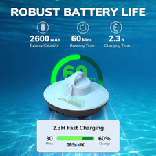 Grennix Self Docking Cordless Swimming Pool Cleaner Robot product image