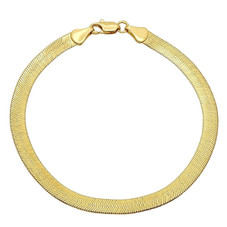 14K Gold Filled Herringbone Flat 8" Bracelet  product image