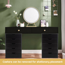 Costway 5-Drawer Rolling Storage Dresser product image