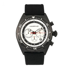 Morphic M53 Chronograph Fiber-Weaved Leather-Band Watch product image