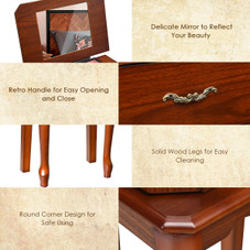 Large Storage Capacity Jewelry Cabinet with 5 Drawers product image