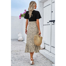Women's Floral Fusion Wrap Midi Dress product image