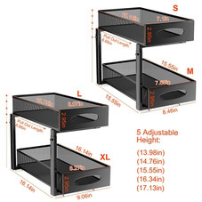 NewHome™ 2-Piece Under-Sink Cabinet Organizer product image