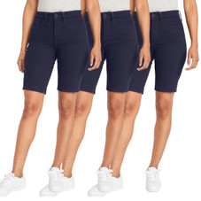 Juniors' School Uniform Super Stretch Bermuda Shorts (1 or 3-Pack) product image