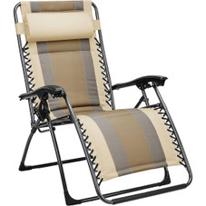 Outdoor Adjustable Zero Gravity Folding Lounge Chair  product image