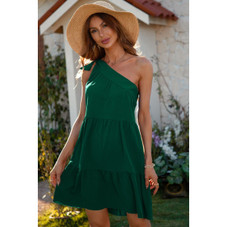 Women's One-Shoulder Charm Dress product image