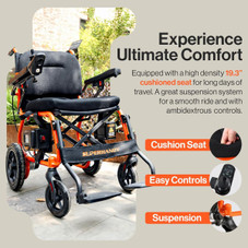 SuperHandy® 330Lbs Foldable Wheelchair product image