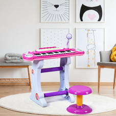 Kids' Electronic 37-Key Keyboard with Microphone product image