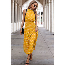 Women's Dotty Delight Maxi Dress product image