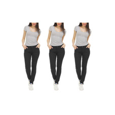 Stretchy Skinny Chino Pants for Women (3-Pack) product image