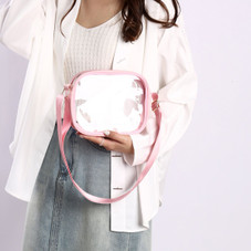 Lior™ Stadium-Approved Clear Crossbody Purse Bag with Adjustable Strap product image