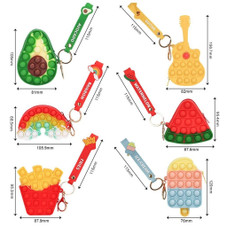 Zippered Pouch with Fidget Bubble Poppers and Bristles product image