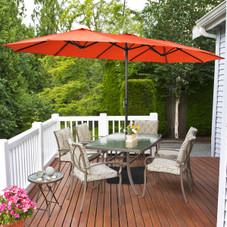 15-Foot Double-Sided Patio Umbrella product image