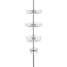 4-Tier Corner Rustproof Shower Caddy product image