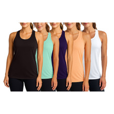 Women's Moisture-Wicking Performance Racerback Tank Top (5-Pack) product image