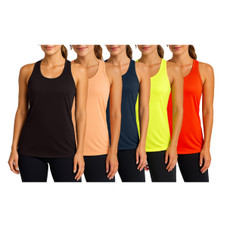 Women's Moisture-Wicking Performance Racerback Tank Top (5-Pack) product image