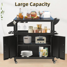 Outdoor Grill Cart with Storage Cabinet product image