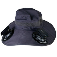LakeForest® Wide Brim Fishing Hat with Solar Fans product image