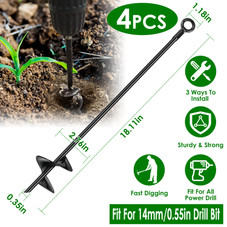 iMounTEK® Ground Auger Drill (4-Pack) product image