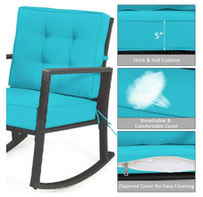 Rattan Cushioned Rocking Chairs (Set of 2) product image
