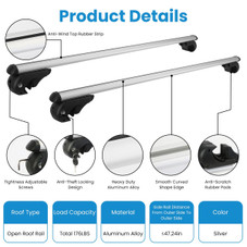 iMounTEK® Roof Rack Crossbar (2-Pack) product image