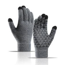 Three-Finger Touchscreen Gloves with Silicone Nonslip Palm Grip product image