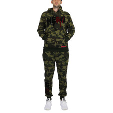 Men's 2-Piece Fleece-Lined Pullover Hoodie & Jogger Sweatpants Set product image
