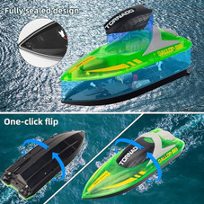 Remote Control Boat with LED Lights product image