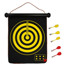 Double-Sided Magnetic Roll-up Dart Board & Bullseye Game product image