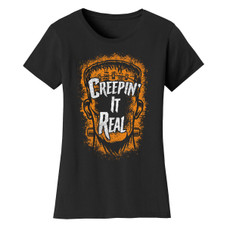 Women's 100% Cotton T-Shirts with Halloween Prints   product image