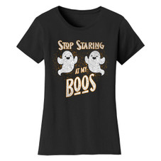 Women's 100% Cotton T-Shirts with Halloween Prints   product image