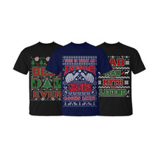 Men's Christmas Sweater T-Shirts - Dad and Grandpa Edition  product image