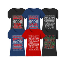 Women's Christmas Sweater T-Shirts - Mom and Grandma Edition product image