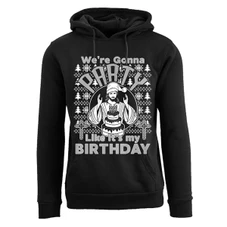 Men's Funny Ugly Holiday Pull Over Hoodie product image