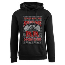 Men's Funny Ugly Holiday Pull Over Hoodie product image